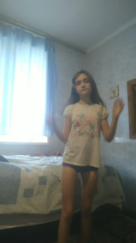 13 yo girl gets creampied (in the shower)