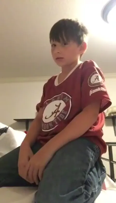 little boy showing and jerking off on cam